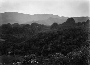 Karstlandschaft : Karstlandschaft auf Sumatra.