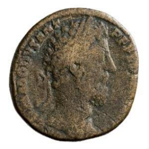 Münze, Sesterz, 186 - 187 n. Chr.