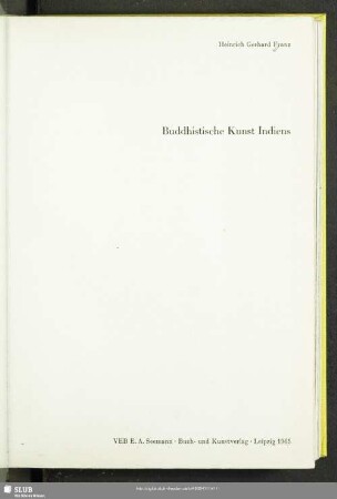 Buddhistische Kunst Indiens