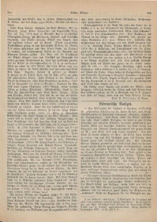 382-384 Literarische Notizen