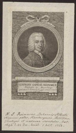 Reimarus, Hermann Samuel