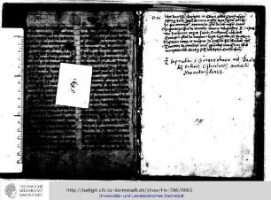 Theologisch-hagiographische Sammelhandschrift
