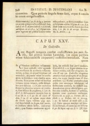 Caput XXV. De Codicillis