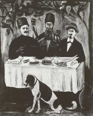 Gelage in der Weinlaube