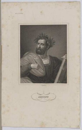 Bildnis des Ludovico Ariosto