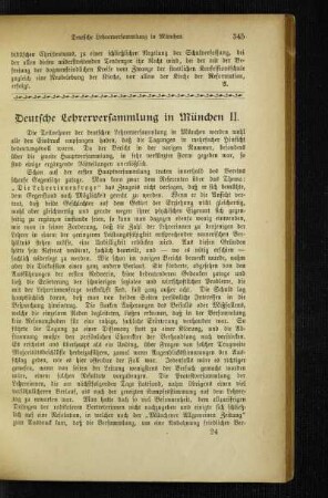 Deutsche Lehrerversammlung in München II