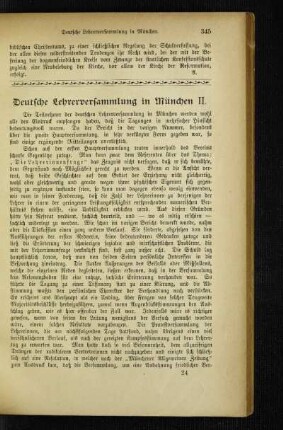 Deutsche Lehrerversammlung in München II
