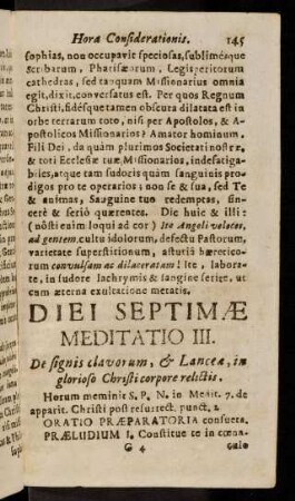 145-148, Meditatio III