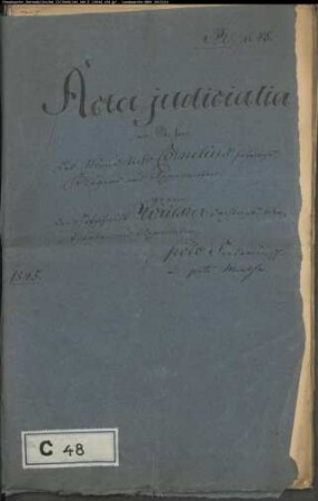 Cornelius, Mundkoch gegen Hofschmied Wülker