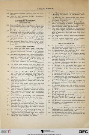 Chineesch porselein (Nr. 222-339) mit Tafeln