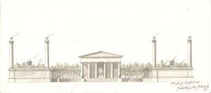 Gärtner, Andreas; München; Illuminations-Dekoration, Varianten - Aufriss