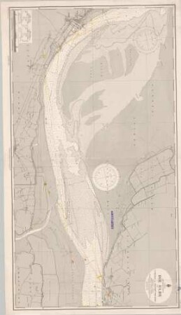 139 Nordsee; deutsche Küste. Die Elbe von Cuxhaven bis Brunsbüttelkoog