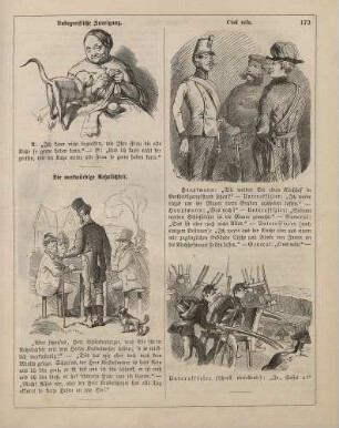 "Unbegreifliche Zuneigung" "Die merkwürdige Aehnlichkeit" "C'est cela"
