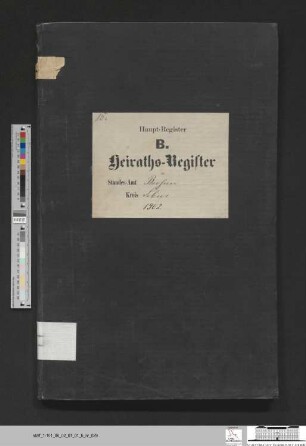 Heiratsregister Booßen 1902