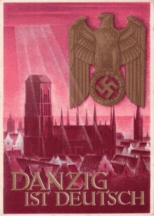 Danzig ist Deutsch - Postkarte des Winterhilfswerks