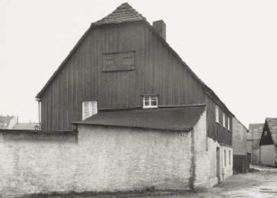 Radeburg, Wohnhaus : Radeburg. Wohnhaus. Röderstraße 8 (18. Jahrhundert). Straßenansicht