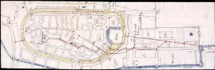 Plan von Stuttgart und dem Fürstlichen Lustgarten, mit Einzeichnung der Dolen