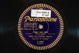 Caro mio ben / (Giordani)