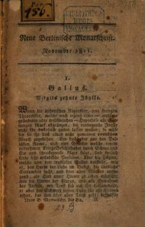 Neue berlinische Monatsschrift. 26. 1811