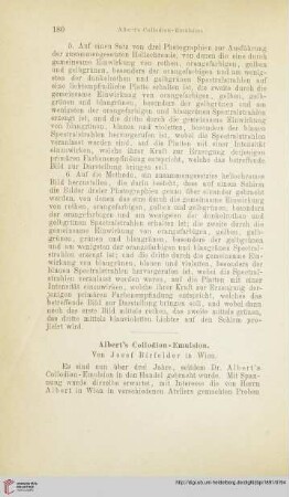 Albert's Collodion-Emulsion