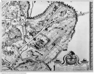 Großer Rom-Plan, Monte Celio und Caracalla-Thermen bis zur südlichen Stadtmauer