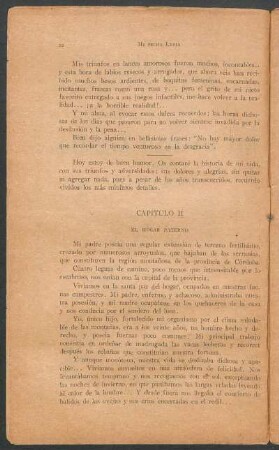 Capítulo II - El hogar paterno