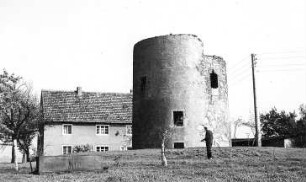 Königshain. Ruine der Holländermühle