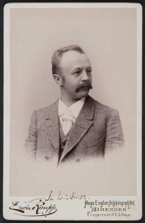 Porträt Richard Brückner (1858-1922/nach 1922; Violinist)