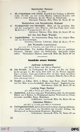 Gemälde Neuer Meister (Nr. 49-131)