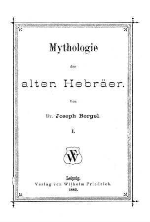 In: Mythologie der alten Hebräer ; Band 1