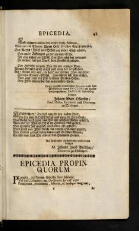 41-60, Epicedia Propinquorum