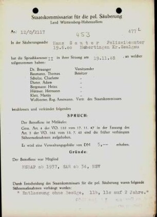 Sauter, Hans