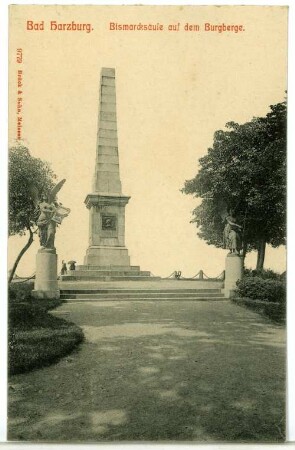 Bad Harzburg. Bismarcksäule, eigentlich Canossasäule