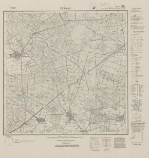 3425 (alte Nr.: 1816) Fuhrberg, Meßtischblatt (4cm - Karte)