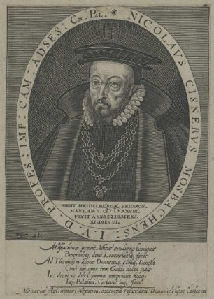 Bildnis des Nicolavs Cisnervs