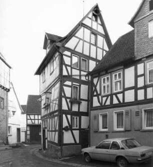 Fachwerkwohnhaus; Büdingen, Erbsengasse 22