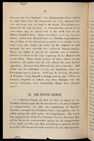 38-48, III. Our native church