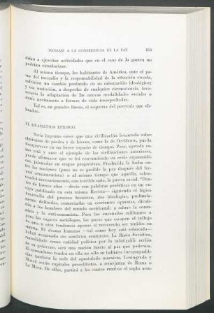 El dramático epílogo