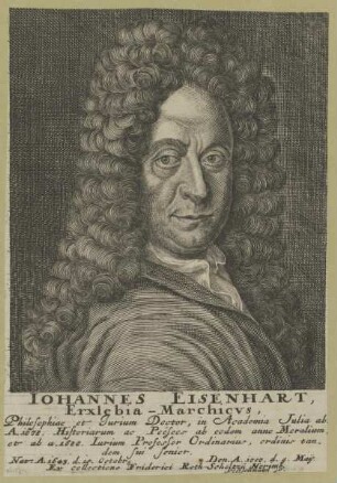 Bildnis des Iohannes Eisenhart