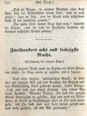 Zweihundert acht und sechzigste Nacht