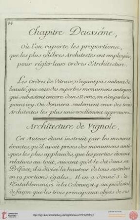 Chapitre Deuxième