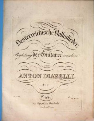 Oesterreichische Volkslieder : mit Begleitung der Guitarre versehen, 8. Der Fröhliche