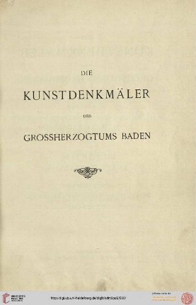 Band 9,2: Die Kunstdenkmäler des Grossherzogthums Baden: Die Kunstdenkmäler des Amtsbezirks Bruchsal (Kreis Karlsruhe)