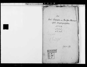 Geldangelegenheiten der Frau Herzogin [Luise] von Sachsen-Weimar