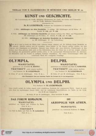 Verlagsanzeige R. Oldenbourg München/Berlin