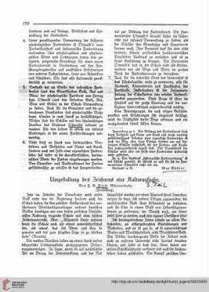 N.F. 2.1922 S. 170-172: Umgestaltung des Zeichnens, [3] : eine Kulturaufgabe