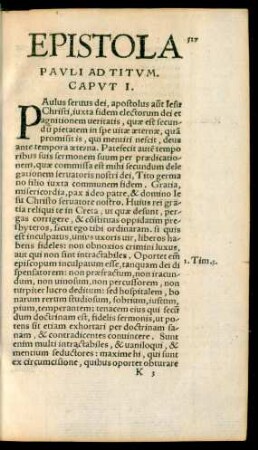 Epistola Pauli Ad Titum.