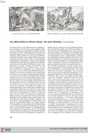 56: Von Alfred Rethel zu Werner Heuser : um einen Totentanz