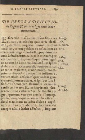 De Crebra Deiectione Regum & varia religionum commutatione.