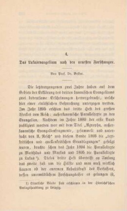 298-345 Das Lukasevangelium nach den neuesten Forschungen